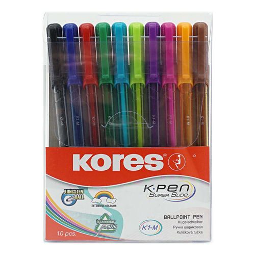 Ручки шариковые Kores 10 шт