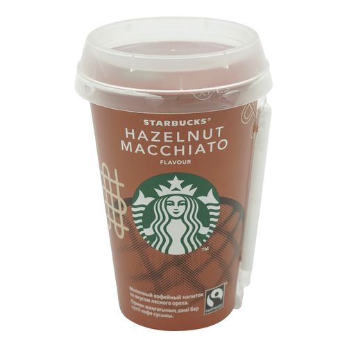 Молочный напиток Starbucks Hazelnut Macchiato кофейный лесной орех 2,6% БЗМЖ 220 мл