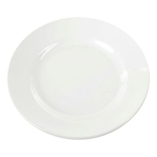Тарелка десертная КубаньФарфор 17,5 см белая