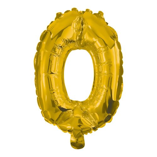 Воздушный шар Procos 0 Party Essentials из фольги золотой