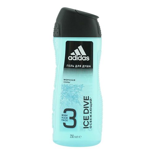 Гель для душа Adidas Hair & Body 3 Ice Dive 250 мл