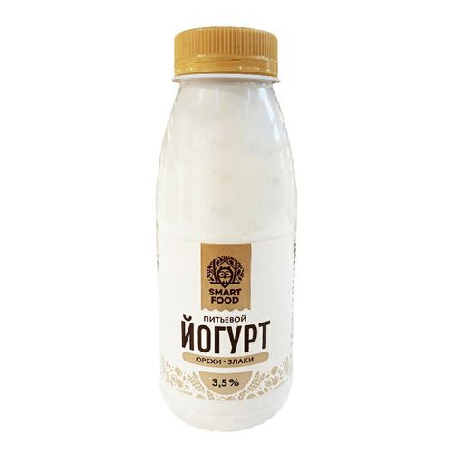 Йогурт питьевой Smart Food орехи-злаки 3,5% БЗМЖ 300 г