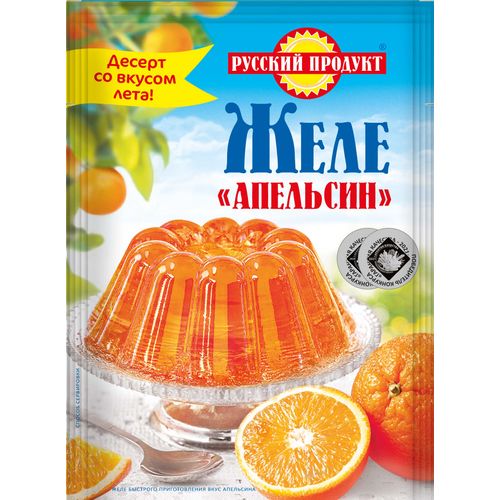 Желе быстрого приготовления Русский Продукт Вкус апельсина 50 г