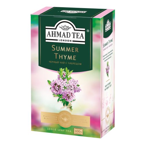 Чай черный Ahmad Tea Summer Thyme с чабрецом листовой 100 г