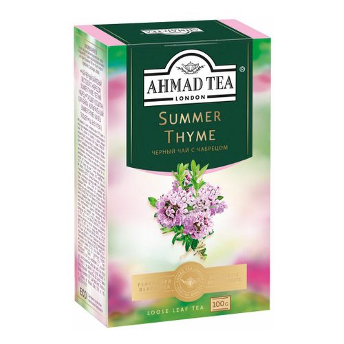 Чай черный Ahmad Tea Summer Thyme с чабрецом листовой 100 г