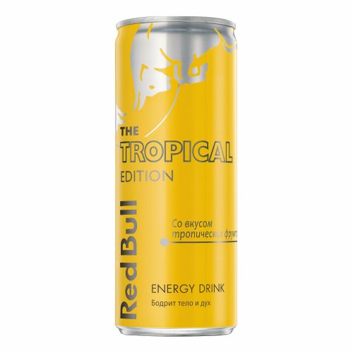 Энергетический напиток Red Bull Tropical Edition тропические фрукты газированный безалкогольный 250 мл