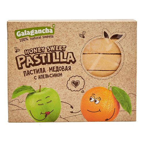Пастила Galagancha Pastilla медовая с апельсином 190 г