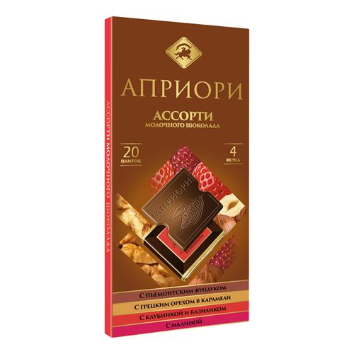 Шоколад Априори молочный Ассорти 100 г