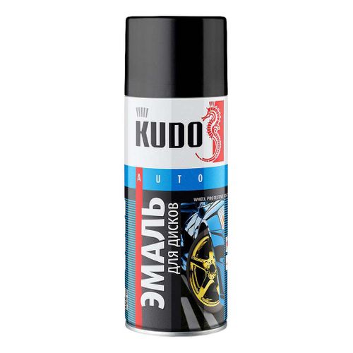 Эмаль KUDO для дисков аэрозольная черный KU-5203 520 мл