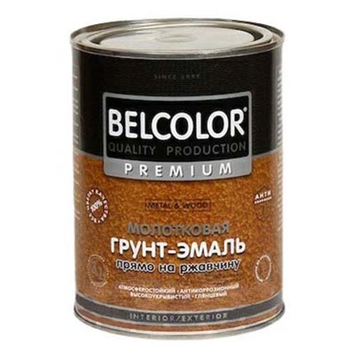 Грунт-эмаль Belcolor АУ-1356 молотковая темно-коричневая 800 г