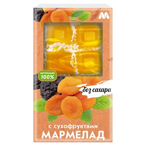 Мармелад Marmeco с сухофруктами без сахара 170 г