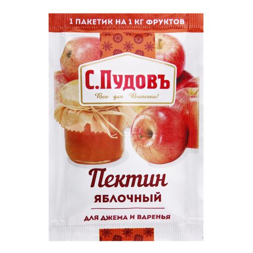 Пектин С.Пудовъ яблочный для джема и варенья 10 г