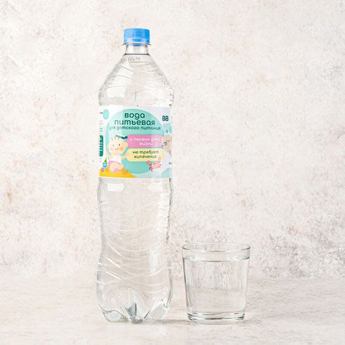 Вода детская питьевая ВкусВилл негазированная с рождения 1,5 л