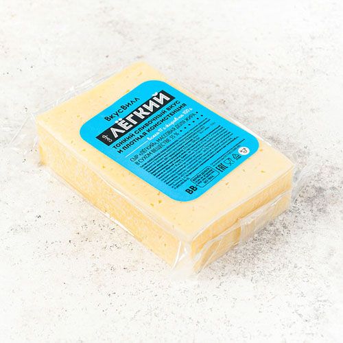 Сыр полутвердый ВкусВилл Легкий 35% БЗМЖ ~250 г
