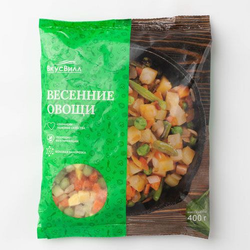 Весенние овощи ВкусВилл свежемороженые 400 г