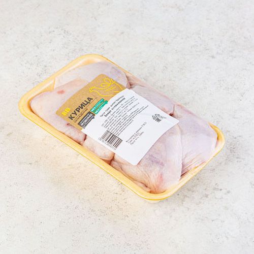 Бедро цыпленка-бройлера на кости с кожей ВкусВилл охлажденное ~810 г