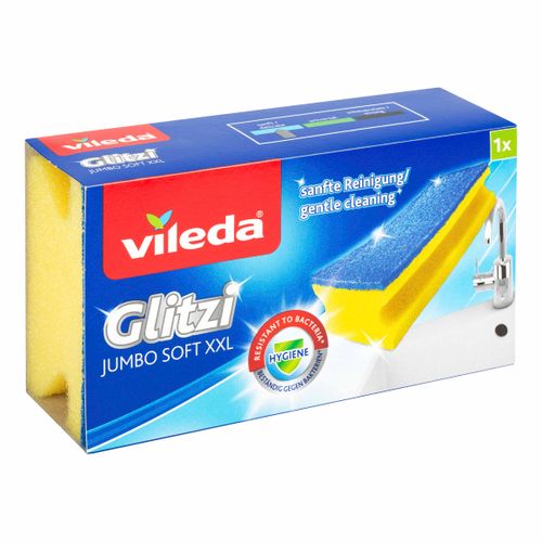 Губки Vileda Glitzi Jumbo soft XXL для ванной 1 шт - купить с доставкой ...