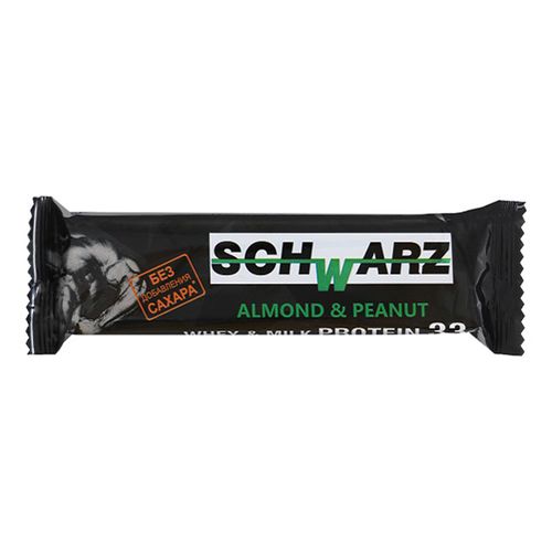 Батончик Schwarz протеиновый 33% миндаль и арахис 50 г