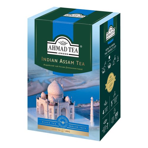 Чай черный Ahmad Tea Indian Assam Tea индийский ассам листовой 200 г
