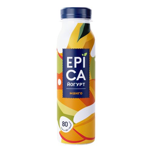 Йогурт питьевой Epica манго 2,5% БЗМЖ 260 г