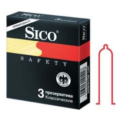 Презервативы Sico Safety классические 3 шт