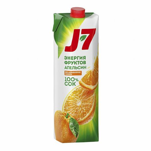 Сок J7 апельсиновый с мякотью 970 мл
