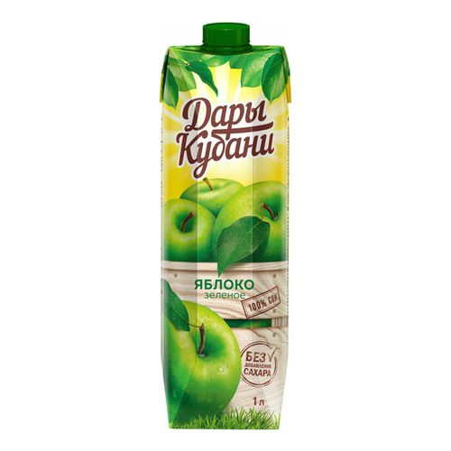 Сок Дары Кубани яблочный 1 л