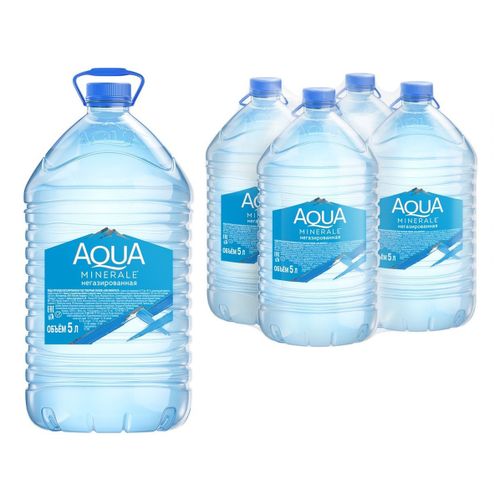 Вода питьевая Aqua Minerale негазированная 5 л х 4 шт
