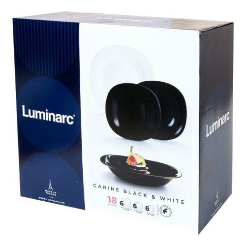Набор Luminarc New Carine B&W черно-белый стекло 6 персон