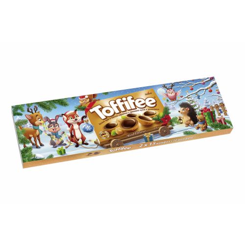 Конфеты шоколадные Toffifee Рождественский поезд 250 г