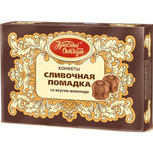 Конфеты сливочные Красный Октябрь Помадка со вкусом шоколада 250 г