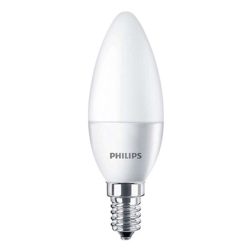 Лампа светодиодная Philips LED Candle Е14 6,5 Вт теплый белый свет 2700 К свеча матовая