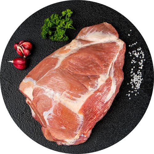 Лопатка свиная без кости Selgros охлажденная без шкуры в вакуумной упаковке ~1,175 кг