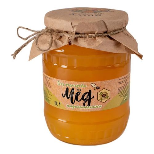 Мед Настоящий Алтай подсолнечниковый 1 кг - купить с доставкой на дом в ...