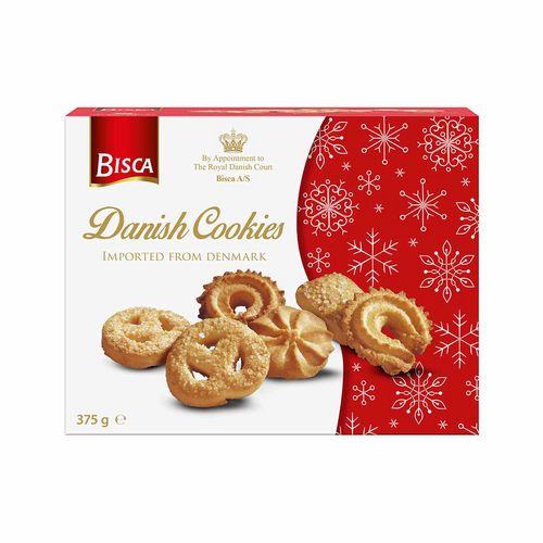 Печенье Bisca Danish Cookies рождественское 375 г