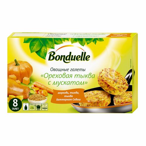 Галеты овощные Bonduelle Ореховая тыква с мускатом замороженные 300 г