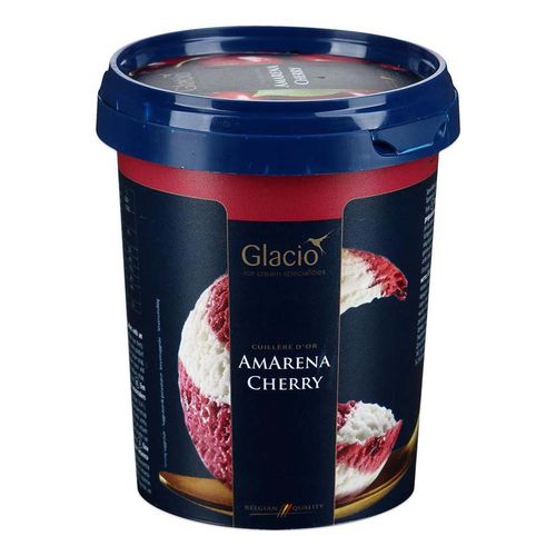 Мороженое сливочное Glacio вишня Амарена СЗМЖ 250 г