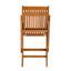 Кресло Tarrington House Karaganda складное 74 х 57 х 104 см коричневое