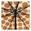 Зонт Горох крупный коричневый механический d 98 см