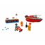 Пластмассовый конструктор Lego City Пожар в порту 97 деталей
