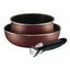Набор посуды комбинированный Tefal Ingenio Red 3 ковш вок с антипригарным покрытием съемная ручка 3 предмета