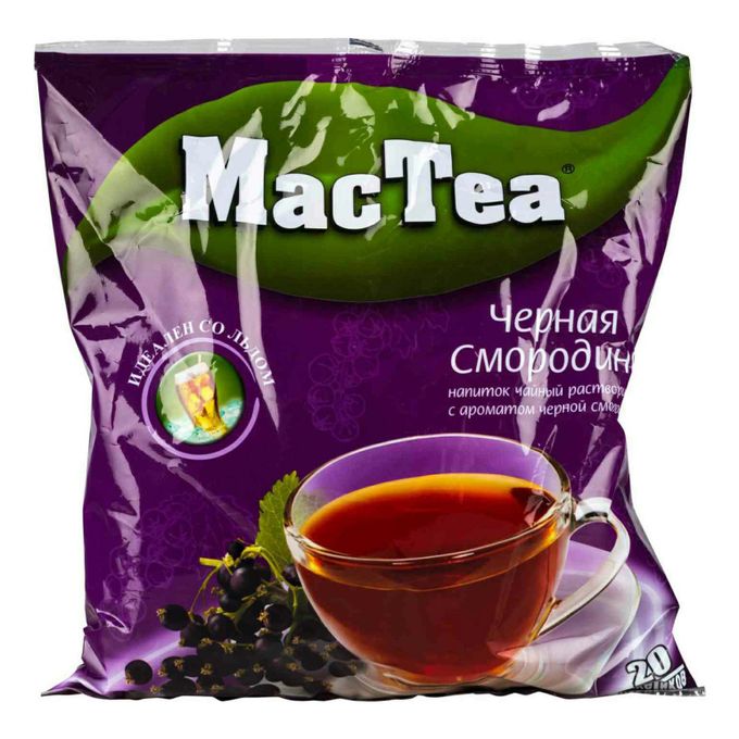 Растворимый чай купить. MACTEA чай растворимый. Чайный напиток MACTEA черная смородина, 16г. Чай Мак Теа. Напиток растворимый MACTEA.