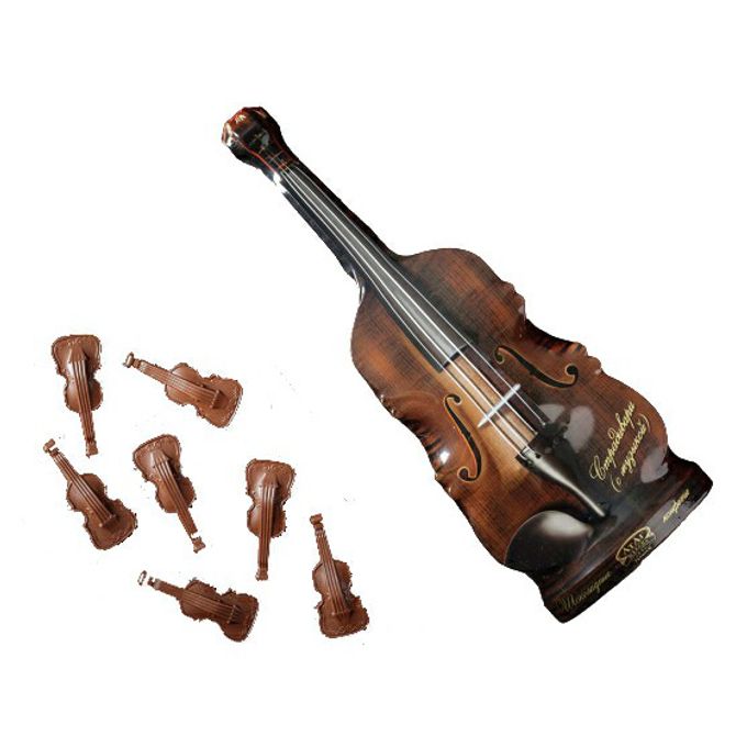 Reber Подарочный набор шоколадных конфет Скрипка Моцарта в новогодней упаковке