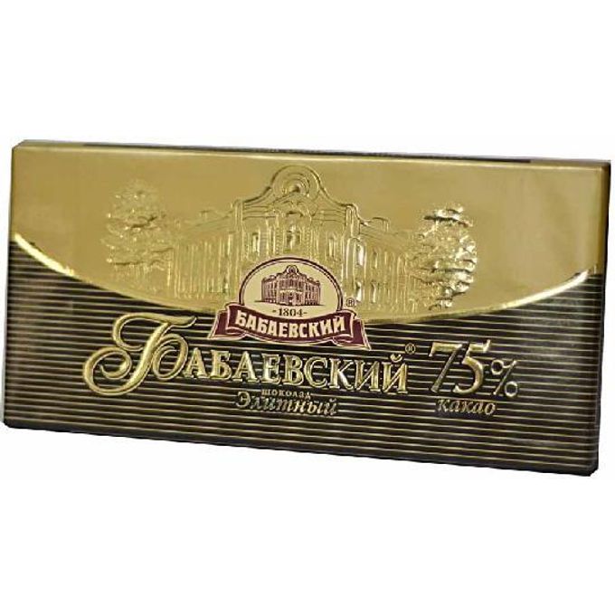 шоколад бабаевский 75 какао. шоколад элитный бабаевский 75. шоколад бабаевский 75 какао. 75 какао. шоколад горький элитный 75% какао бабаевский, 100г.