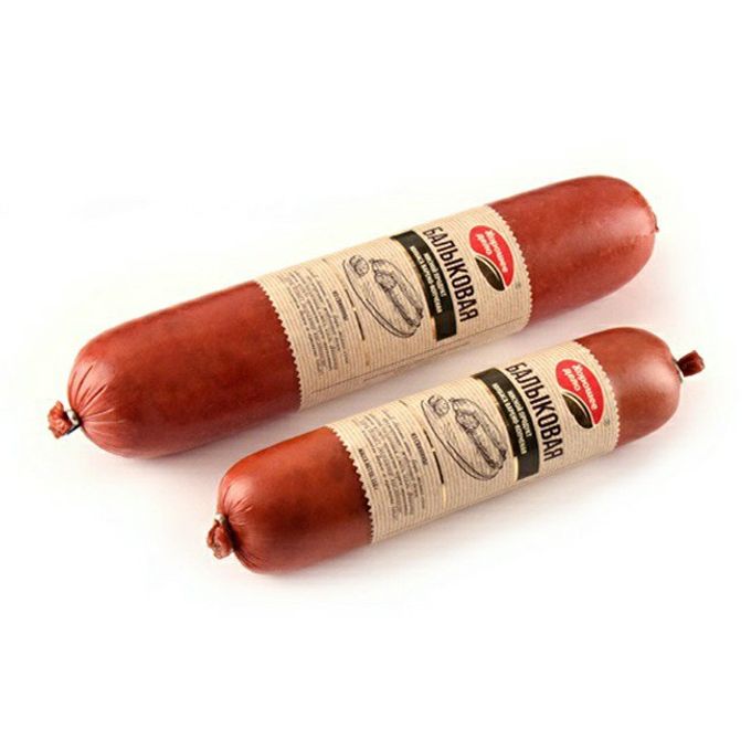 Упаковка вареной колбасы