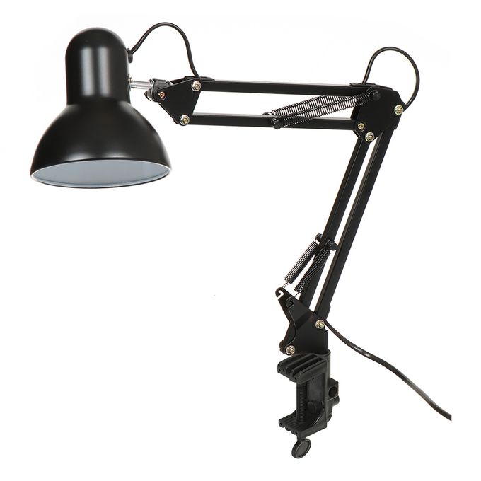 лампа на зажиме 101 сорес белая e27 40w. лампа настольная е27 на струбцине. шарнир для лампы. св-к настольный general gtl-041 60w e27 металл/пластик жёлтый на основ+струбц 2в1. светильник настольный на струбцине с лампой накаливания е27.