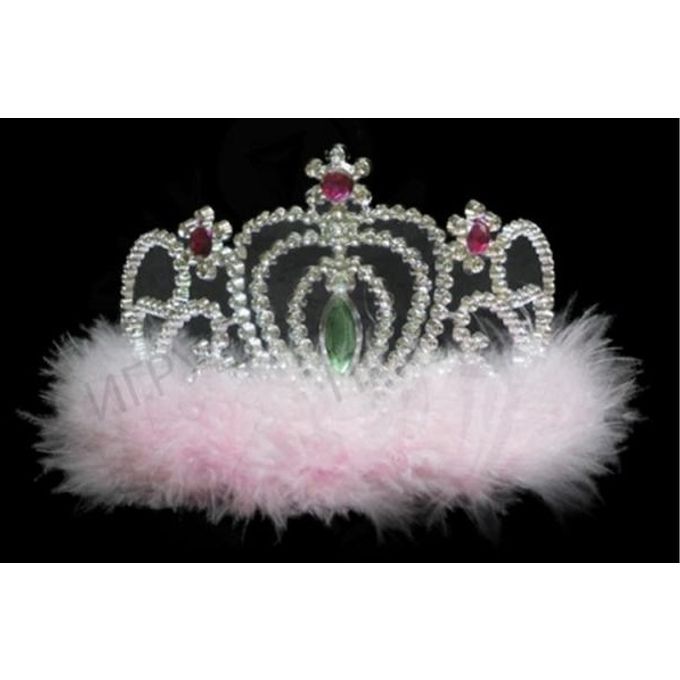 В приморском крае корона. Корона принцесса. Пушистая корона. Корона карнавальная для девочки. Корона с розовым пухом.