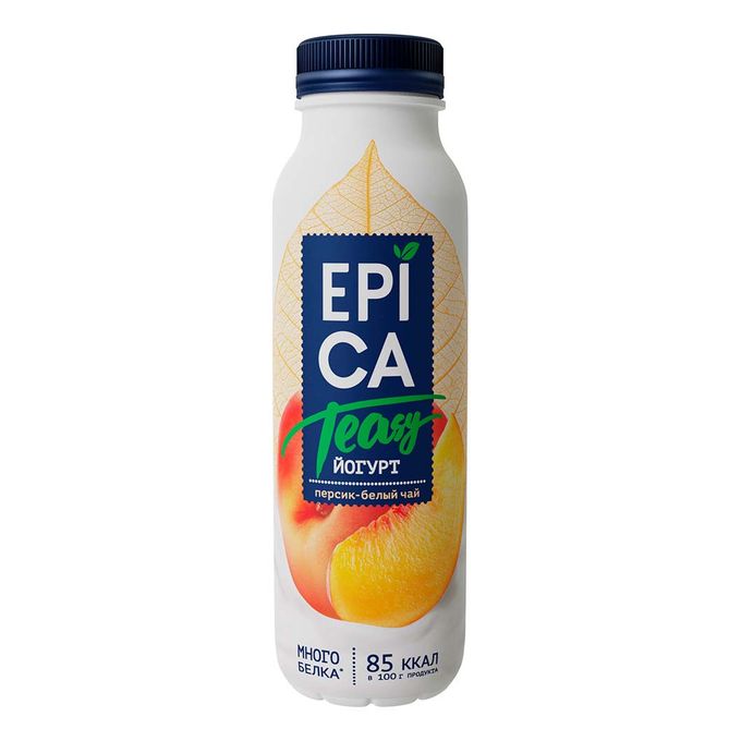 Epica питьевой. Epica йогурт питьевой вкусы. Питьевой йогурт персик Epica. Epica TEASY 290г с персиком и экстрактом белого чая 2,5%. Epica йогурт Epica питьевой.