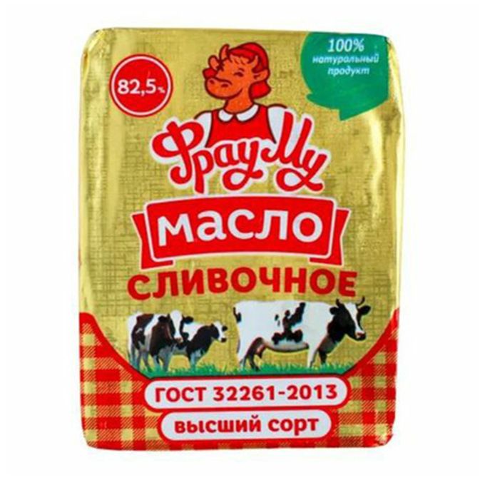 масло сливочное "традиционное""фрау му" 82,2% 180г (айсберг-люкс). масло фрау му отзывы. 5. масло сливочное фрау му 72,5% 180г крестьянское. фрау му масло сливочное 72.