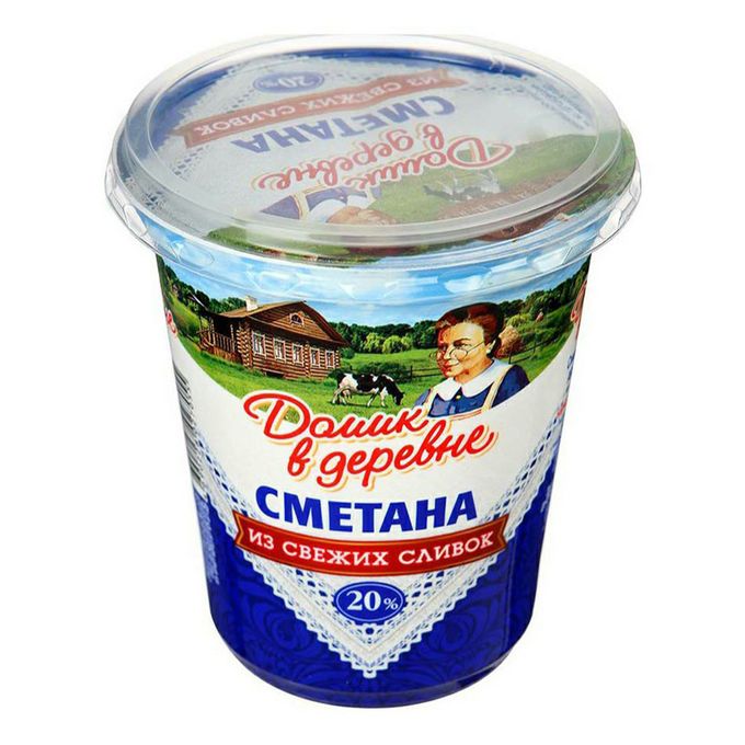 Сметана домик в деревне фото